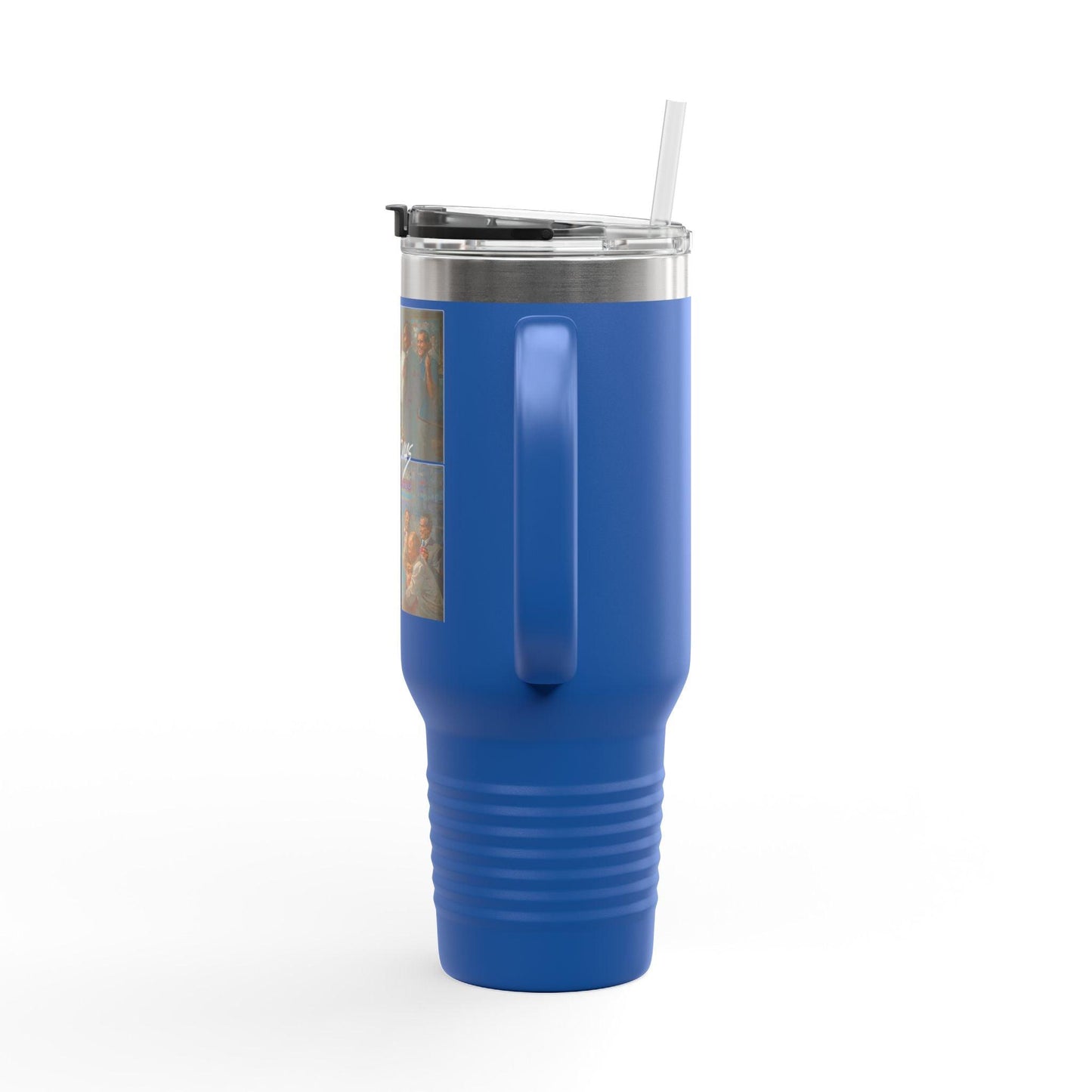 Callin' the Blue & Grand Ol' Gang on Insulated Travel Mug 40oz - US Presidents Duo Pool & Poker Combo - Andy Thomas Designs