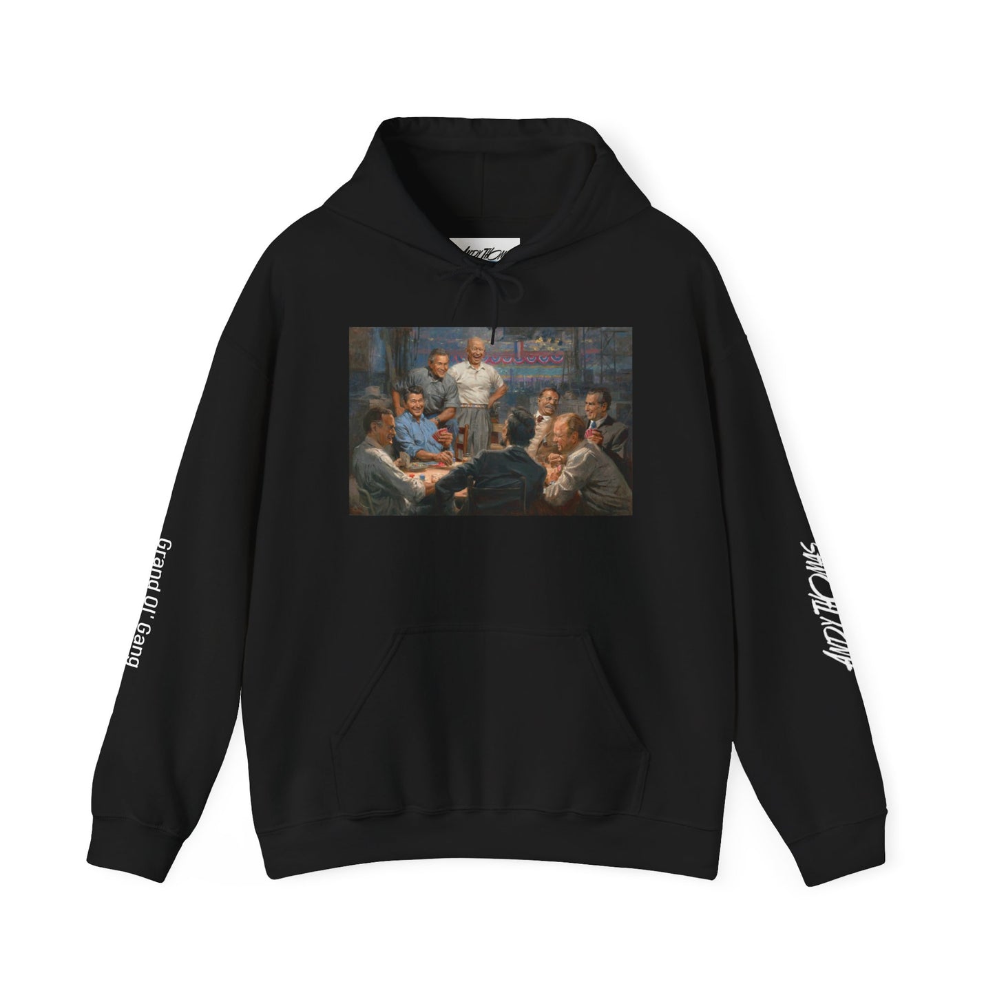 Grand Ol' Gang — Presidents Playing Poker Portrait Pullover