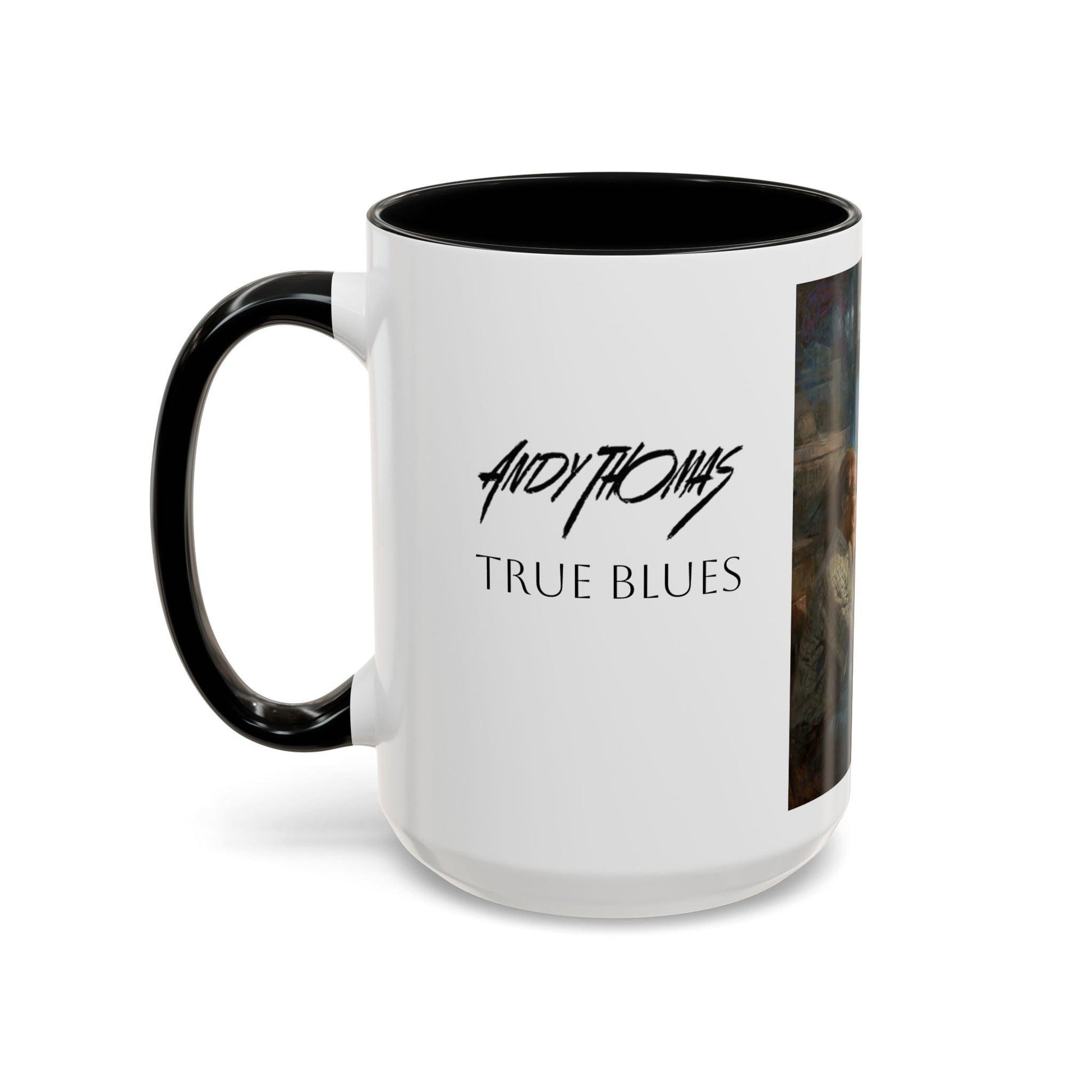 True Blues Accented Coffee Mug 11oz & 15oz - US Dem. Presidents Playing Poker - Andy Thomas Designs