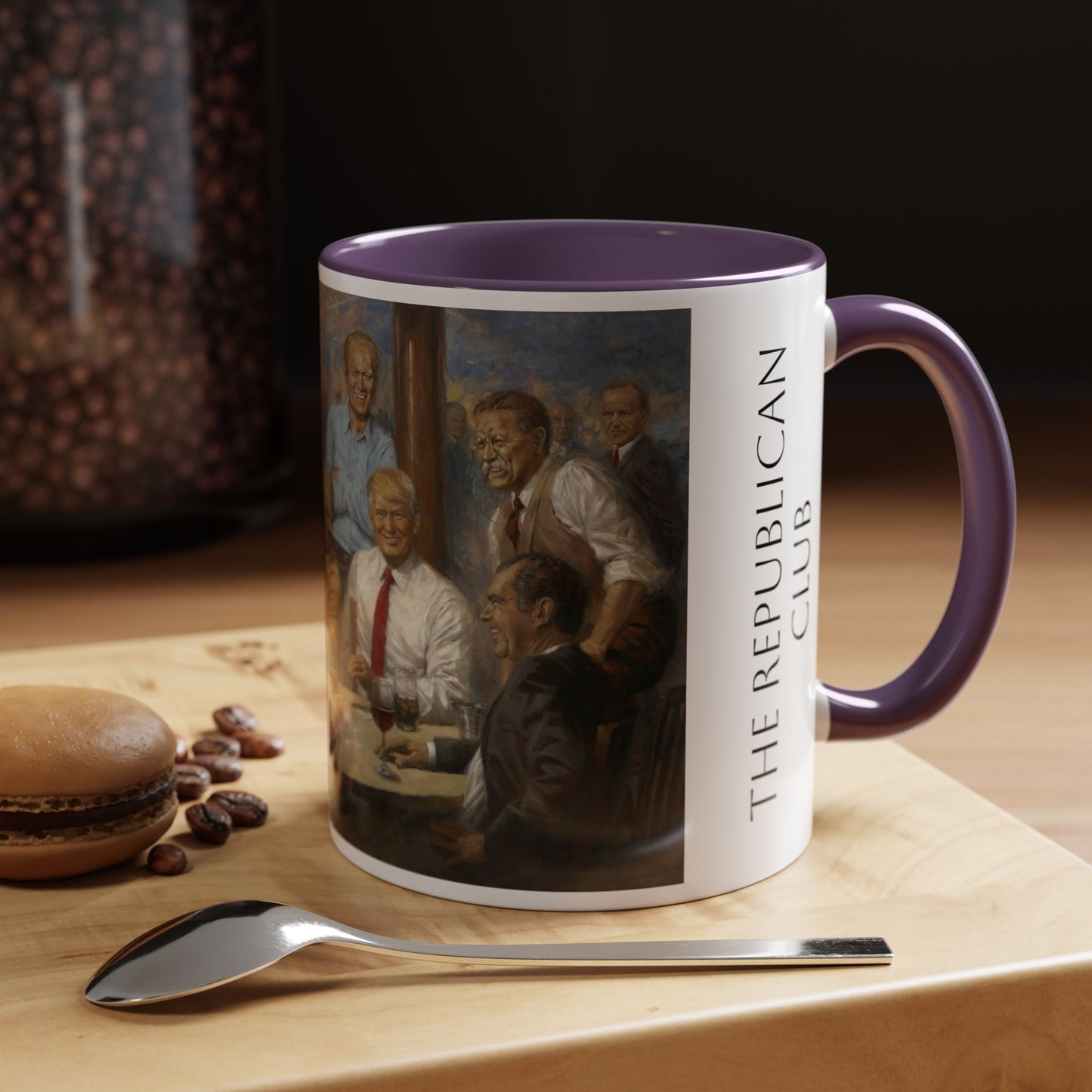 The Republican Club Coffee Mug -  Elegant Accent Coffee Mug 11oz & 15oz - Presidential Gathering Design feat. Trump