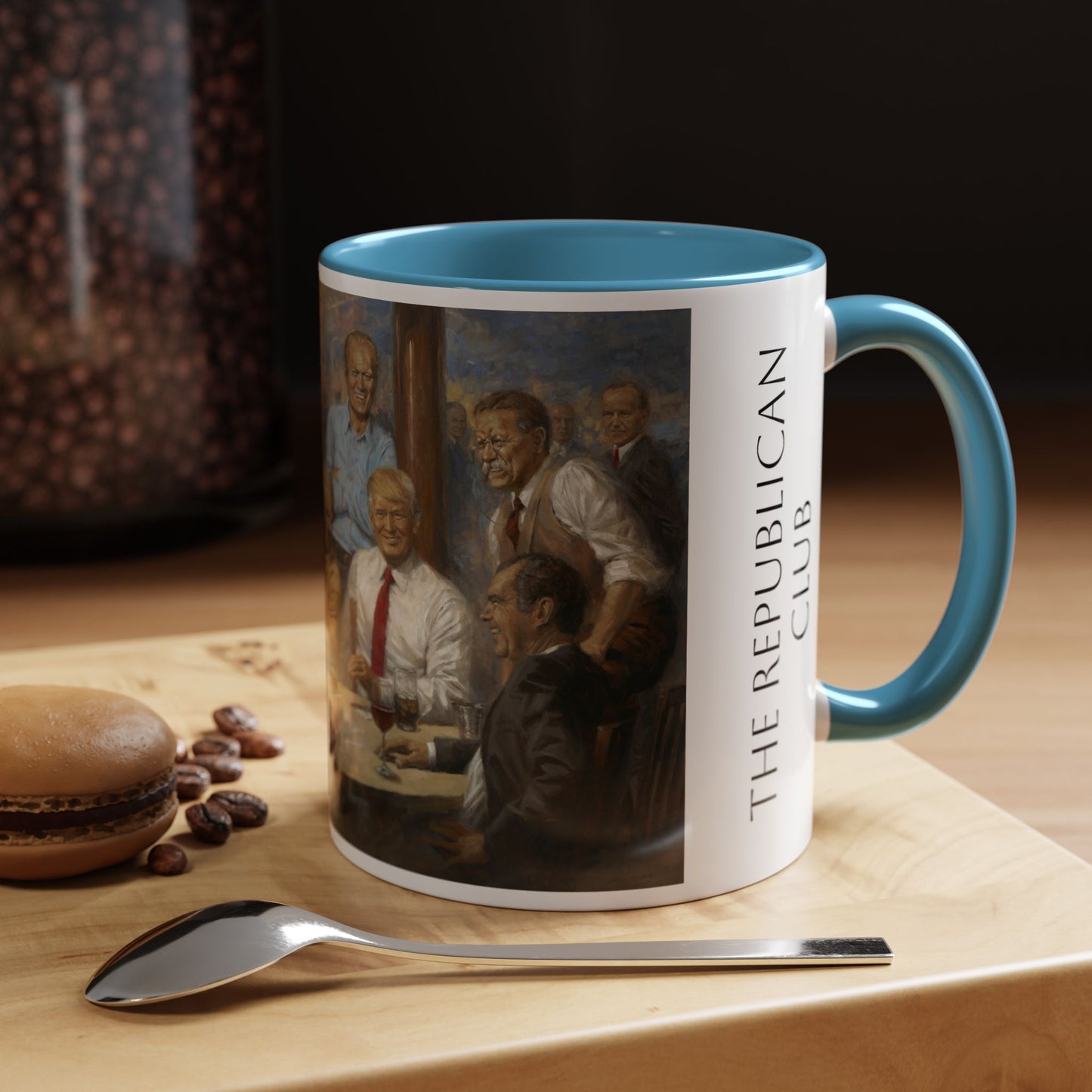 The Republican Club Coffee Mug -  Elegant Accent Coffee Mug 11oz & 15oz - Presidential Gathering Design feat. Trump
