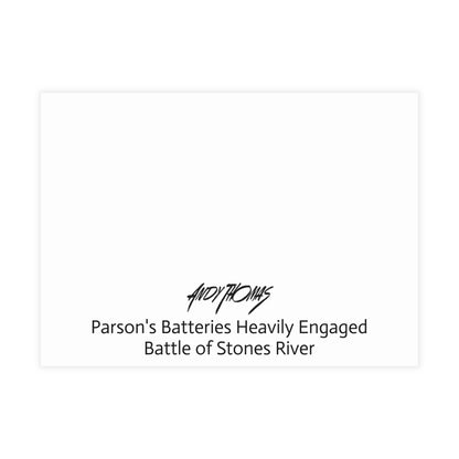 Note Cards: Parson's Batteries Heavily Engaged - Envelopes Included