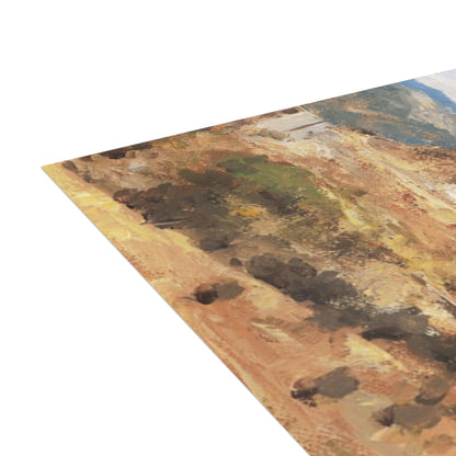 Note Cards: San Nicola del Alto | Elegant Italian Landscape - Envelopes Included
