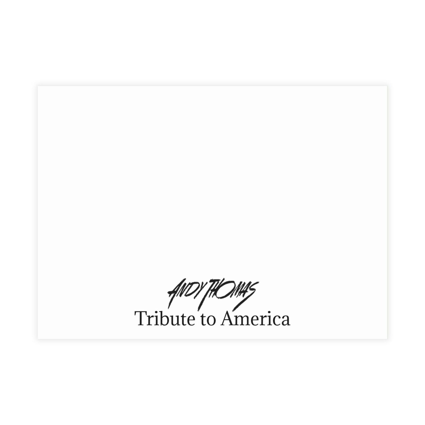 Postcards: Tribute to America - Patriotic Artwork - Elegant Patriotic Postcard Bundle - Envelopes Included - Andy Thomas Designs