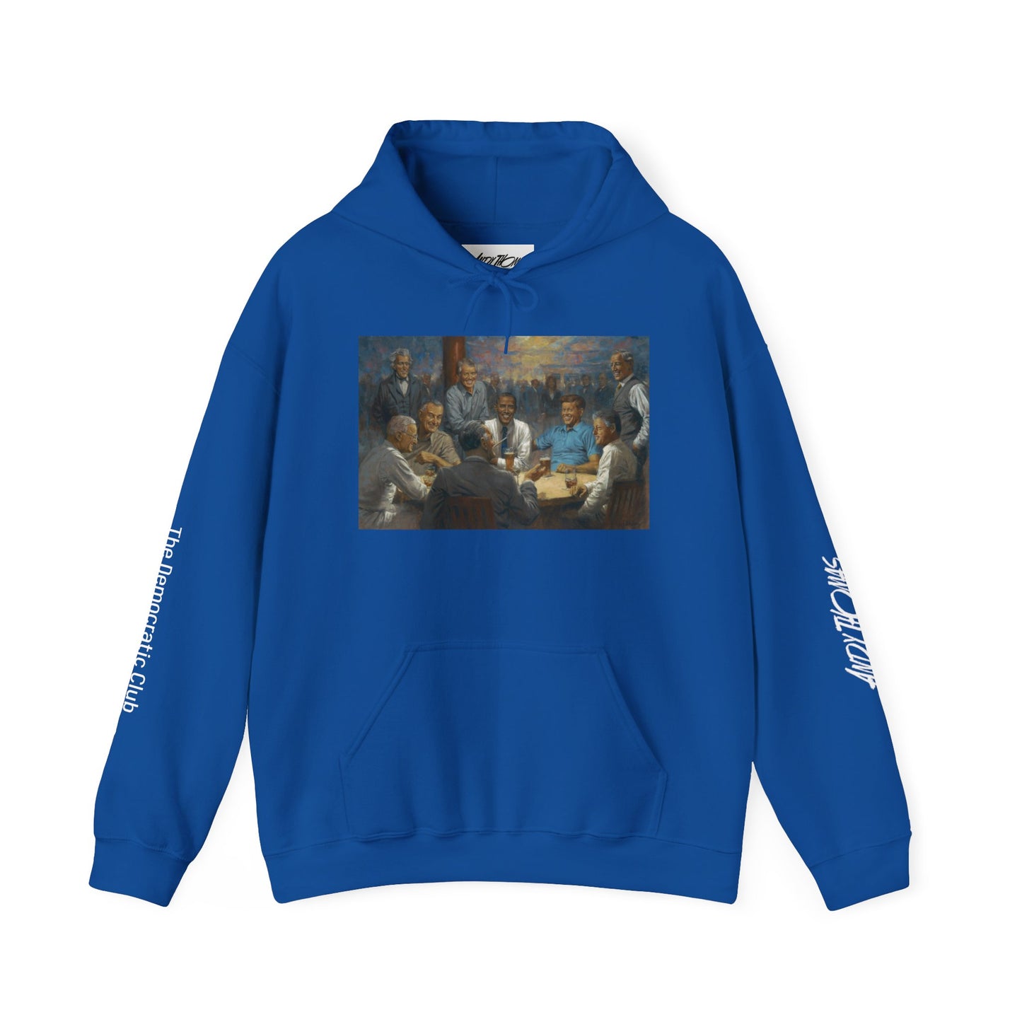 The Democratic Club Hoodie — Presidential Group Portrait Pullover