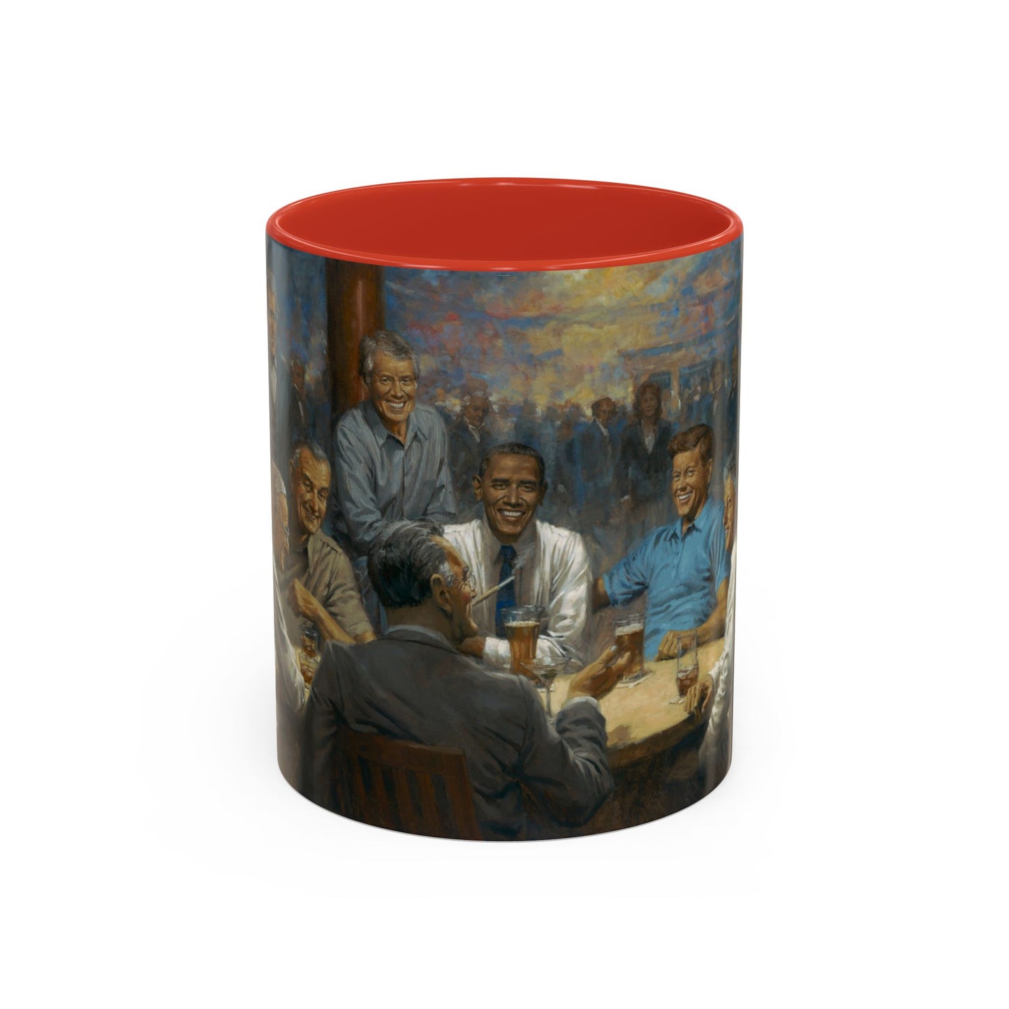 The Democrat Club Coffee Mug - 11oz & 15oz - Past Democrat Presidents Social Club with Obama