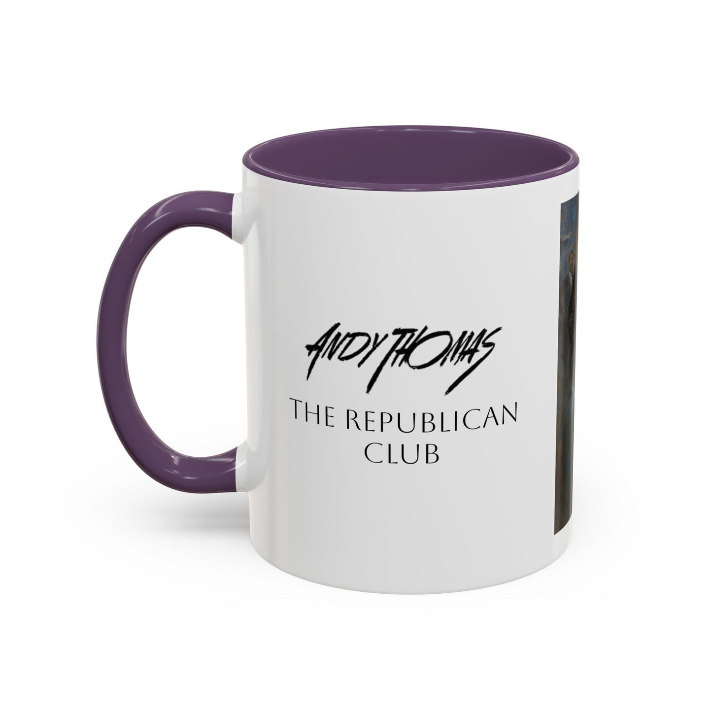 The Repub Club Coffee Mug - Elegant Accent Coffee Mug 11oz & 15oz - Presidential Gathering Design feat. Trump - Andy Thomas Designs