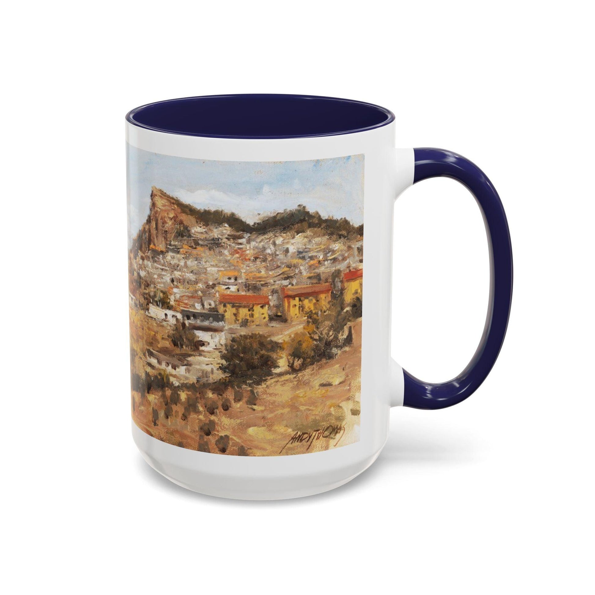 San Nicola dell'Alto - Elegant Accented Coffee Mug - 11oz & 15oz - Italian Landscapes - Andy Thomas Designs