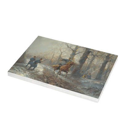 Note Cards: The Enemy is Behind Us - Envelopes Included