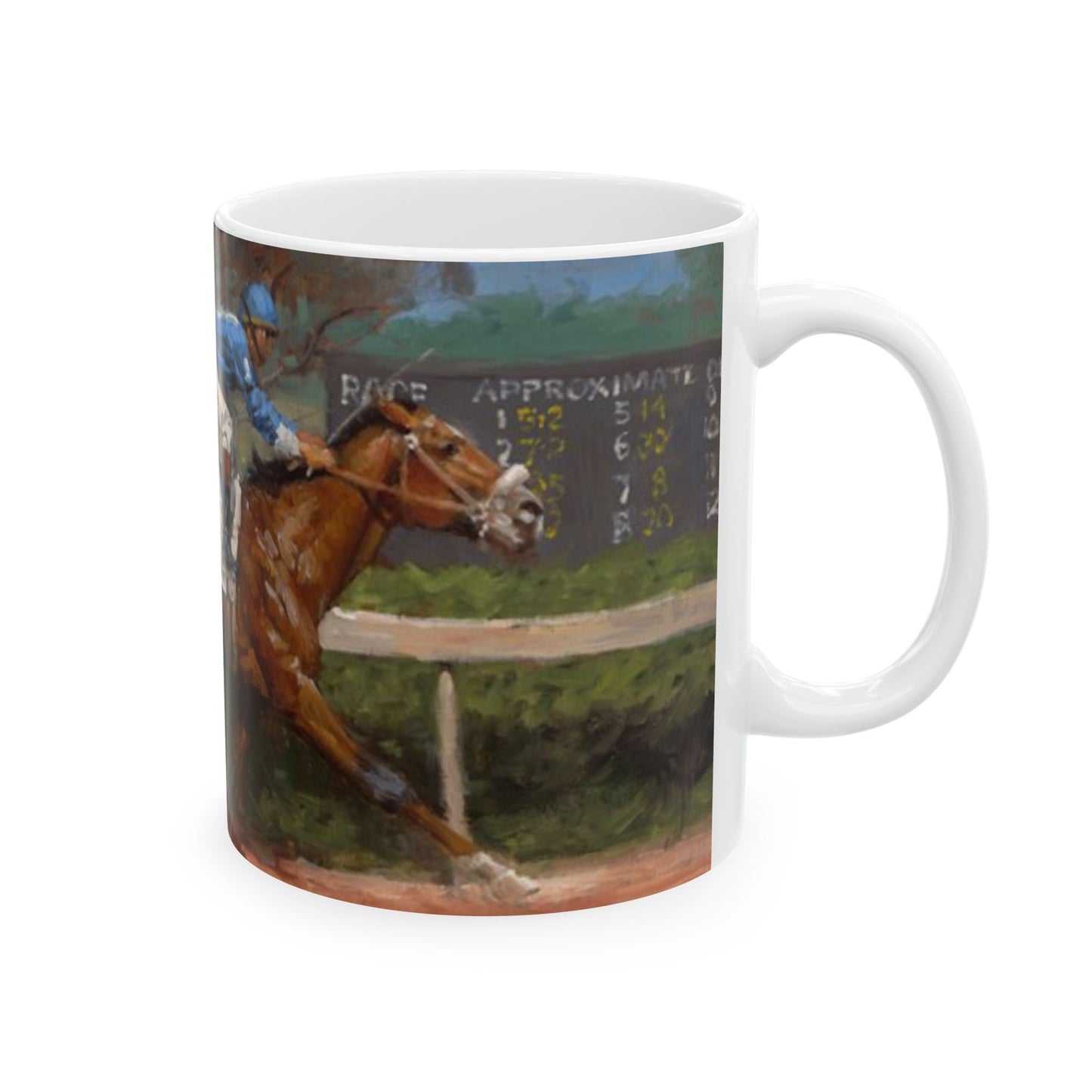 Horse Race 3 | Ceramic Mug — Coffee Cup (11oz/15oz)