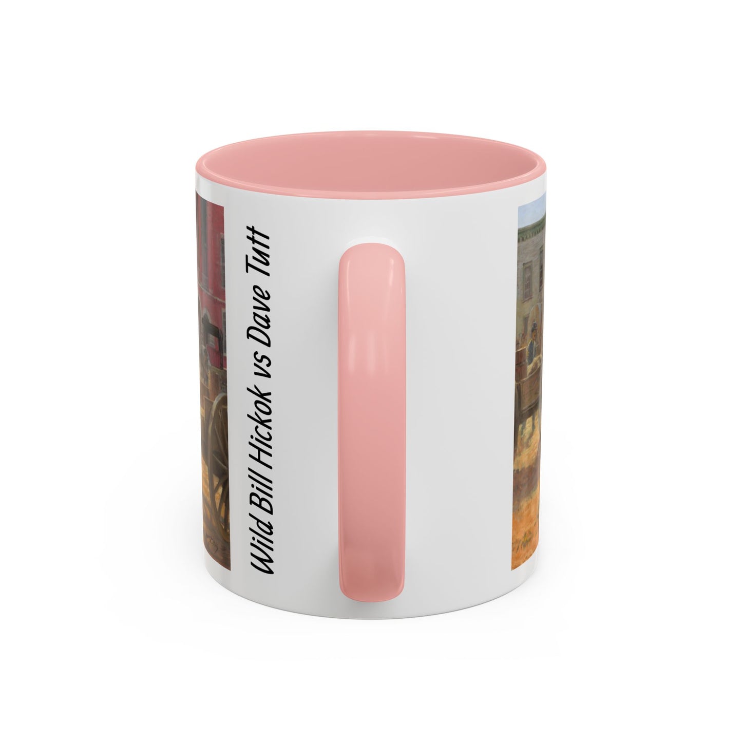 Wild Bill Hickok vs Dave Tutt | Rustic Western Accent Coffee Mug - Vintage Scene, Ideal Gift for Coffee Lovers