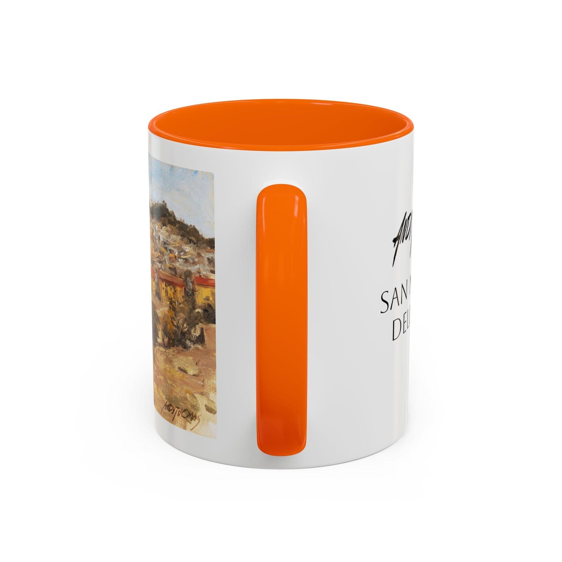 San Nicola dell'Alto - Elegant Accented Coffee Mug - 11oz & 15oz - Italian Landscapes - Andy Thomas Designs