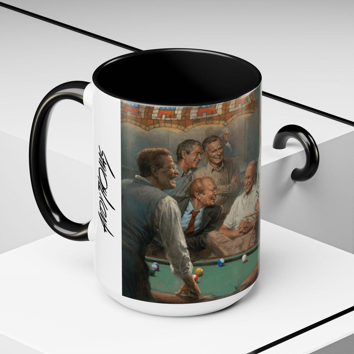 Callin the Blue Coffee Mug - Elegant Accent Coffee Mug 11oz & 15oz with Presidential Gathering Design