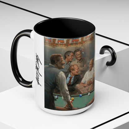 Callin the Blue Coffee Mug - Elegant Accent Coffee Mug 11oz & 15oz with Presidential Gathering Design