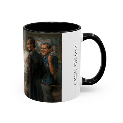 Callin the Blue Coffee Mug - Elegant Accent Coffee Mug 11oz & 15oz with Presidential Gathering Design