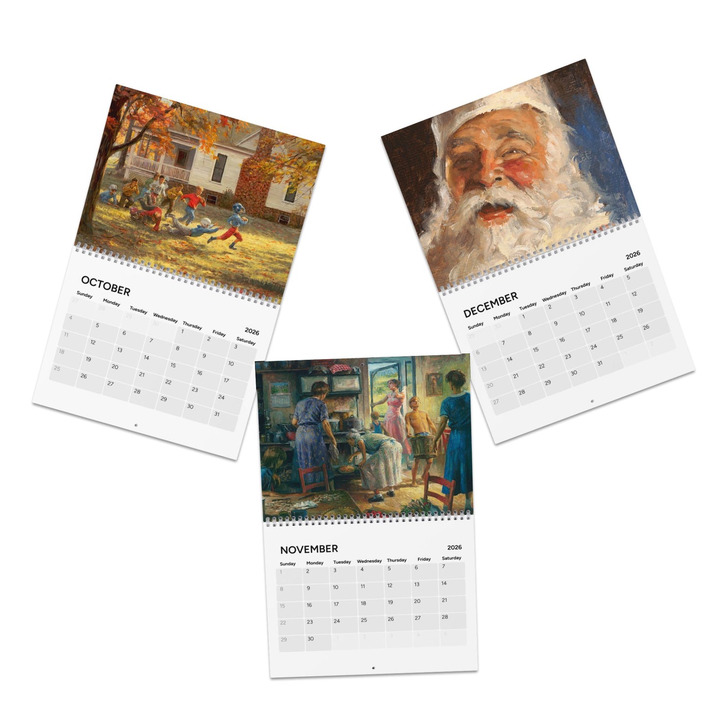 2026 Fine Art Wall Calendar - featuring never before released images - Monthly Planner with Elegant Artwork