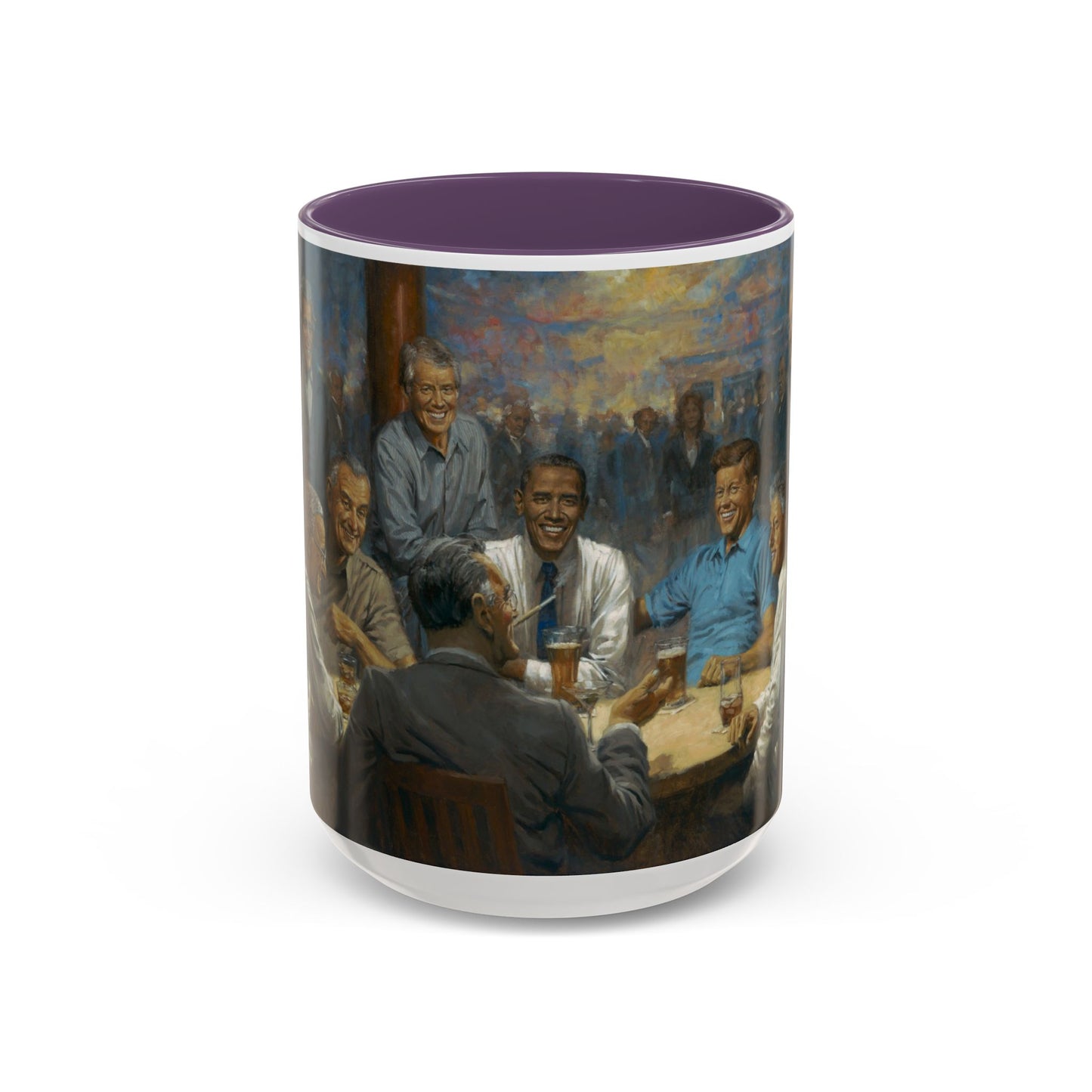 The Democrat Club Coffee Mug - 11oz & 15oz - Past Democrat Presidents Social Club with Obama