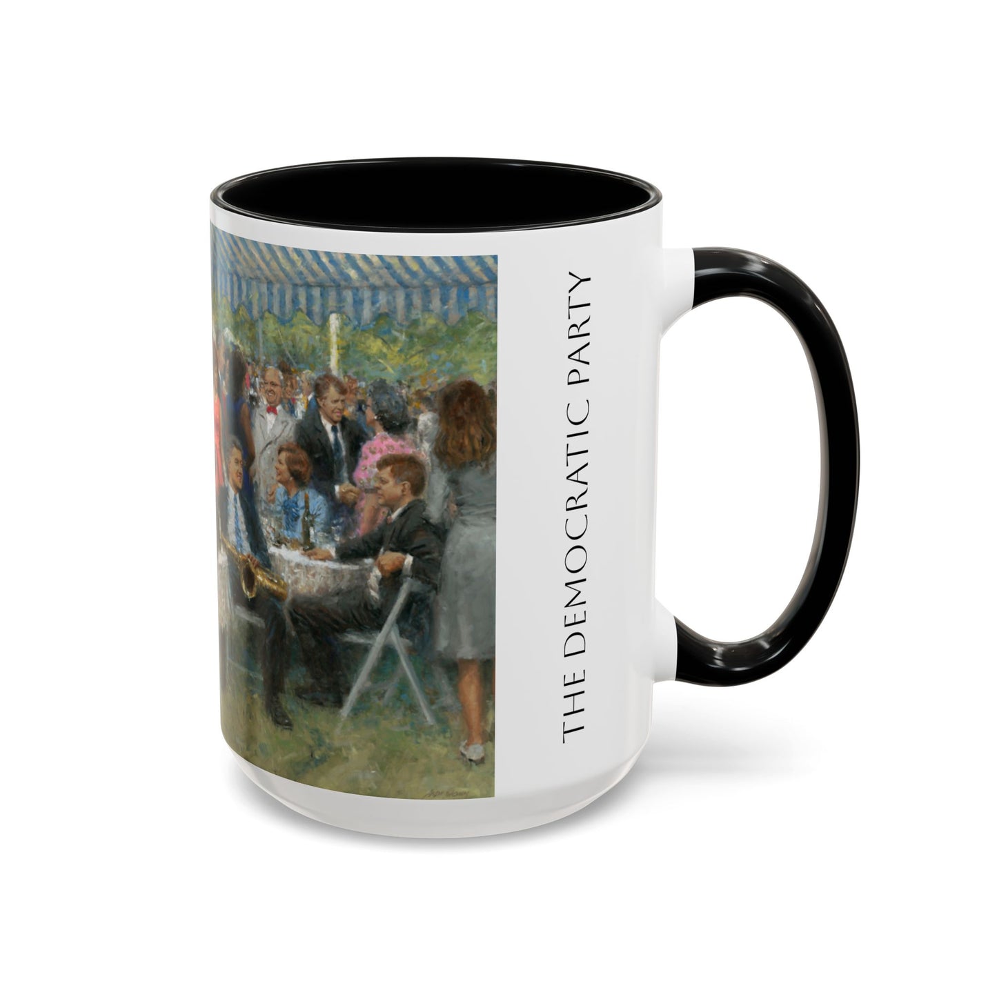The Democratic Party - Elegant Event Themed Coffee Mug - 11oz & 15oz - Whitehouse Gathering with Obama