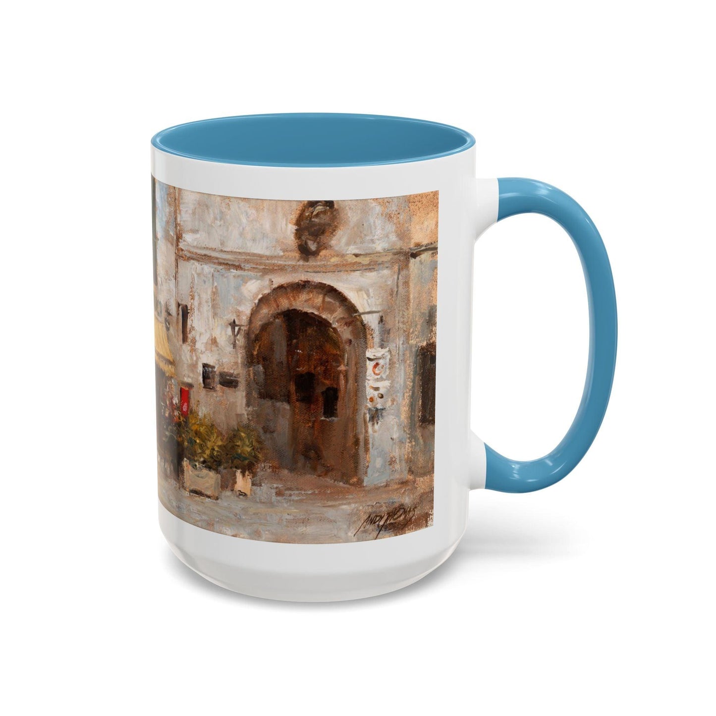 Scansano Tabacchi - Elegant Event Themed Coffee Mug - 11oz & 15oz - Italian Landscapes - Andy Thomas Designs