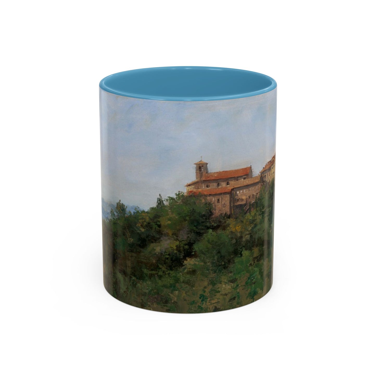 Hilltown Scansano - Elegant Accented Coffee Mug - 11oz & 15oz - Italian Landscapes