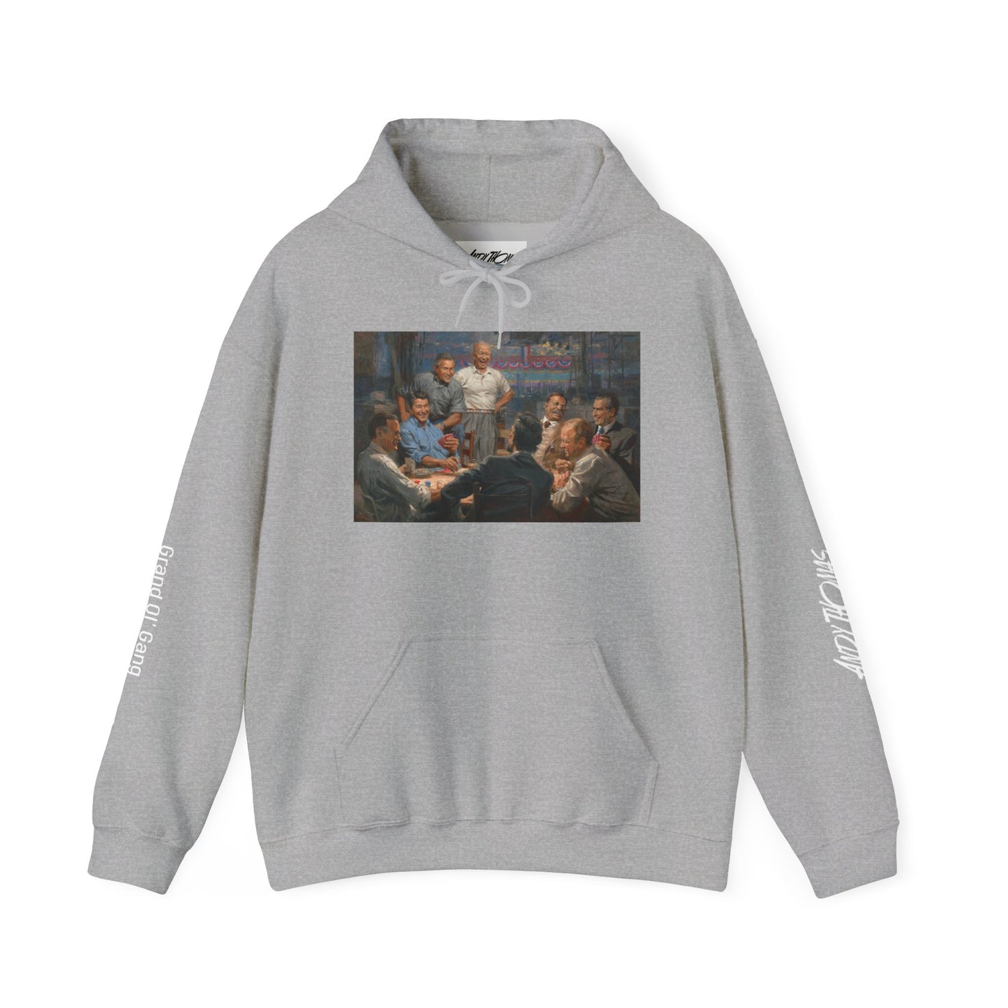 Grand Ol' Gang — Presidents Playing Poker Portrait Pullover