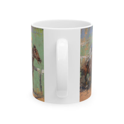 Horse Races 16 | Ceramic Mug — Coffee Cup (11oz/15oz)
