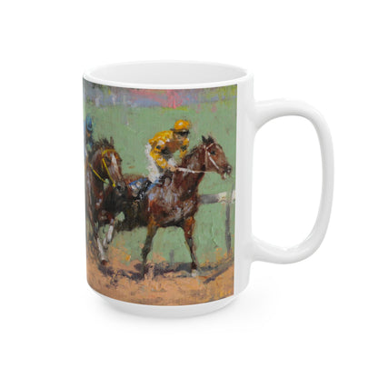 Horse Races 16 | Ceramic Mug — Coffee Cup (11oz/15oz)