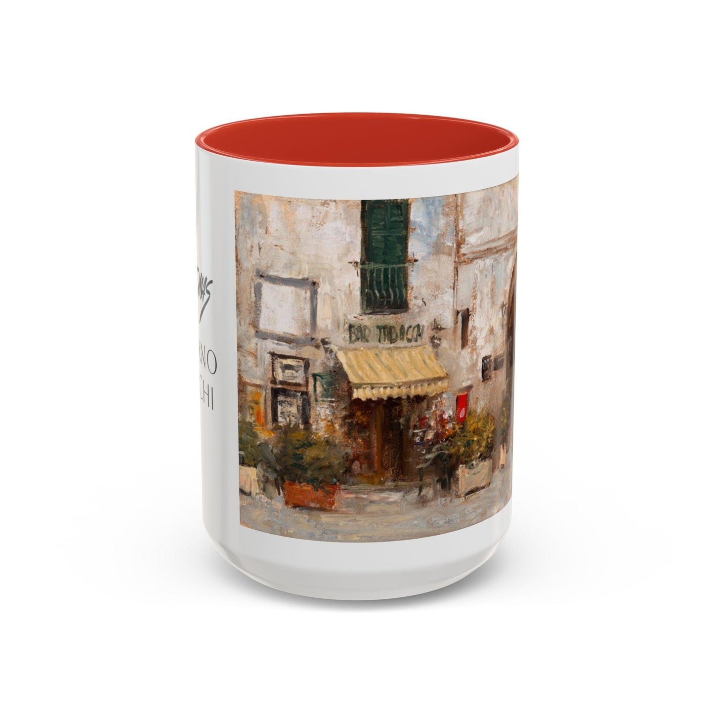 Scansano Tabacchi - Elegant Event Themed Coffee Mug - 11oz & 15oz - Italian Landscapes - Andy Thomas Designs