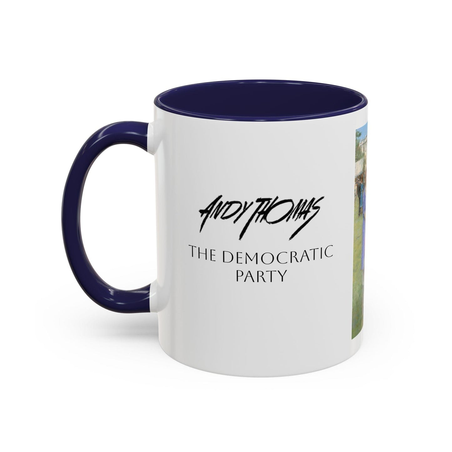 The Dem. Party - Elegant Event Themed Coffee Mug - 11oz & 15oz - Whitehouse Gathering with Biden - Andy Thomas Designs