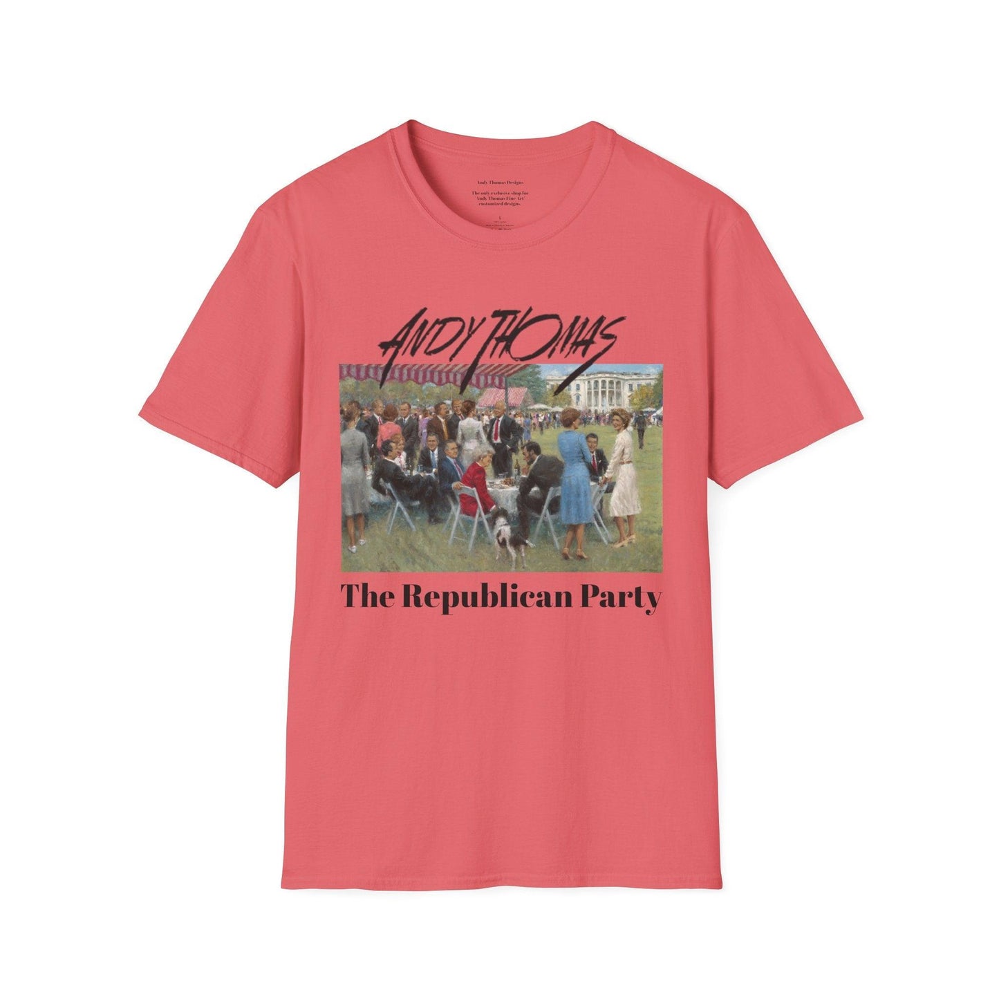 The Repub. Party T-Shirt - President Party at the Whitehouse. - Andy Thomas Designs