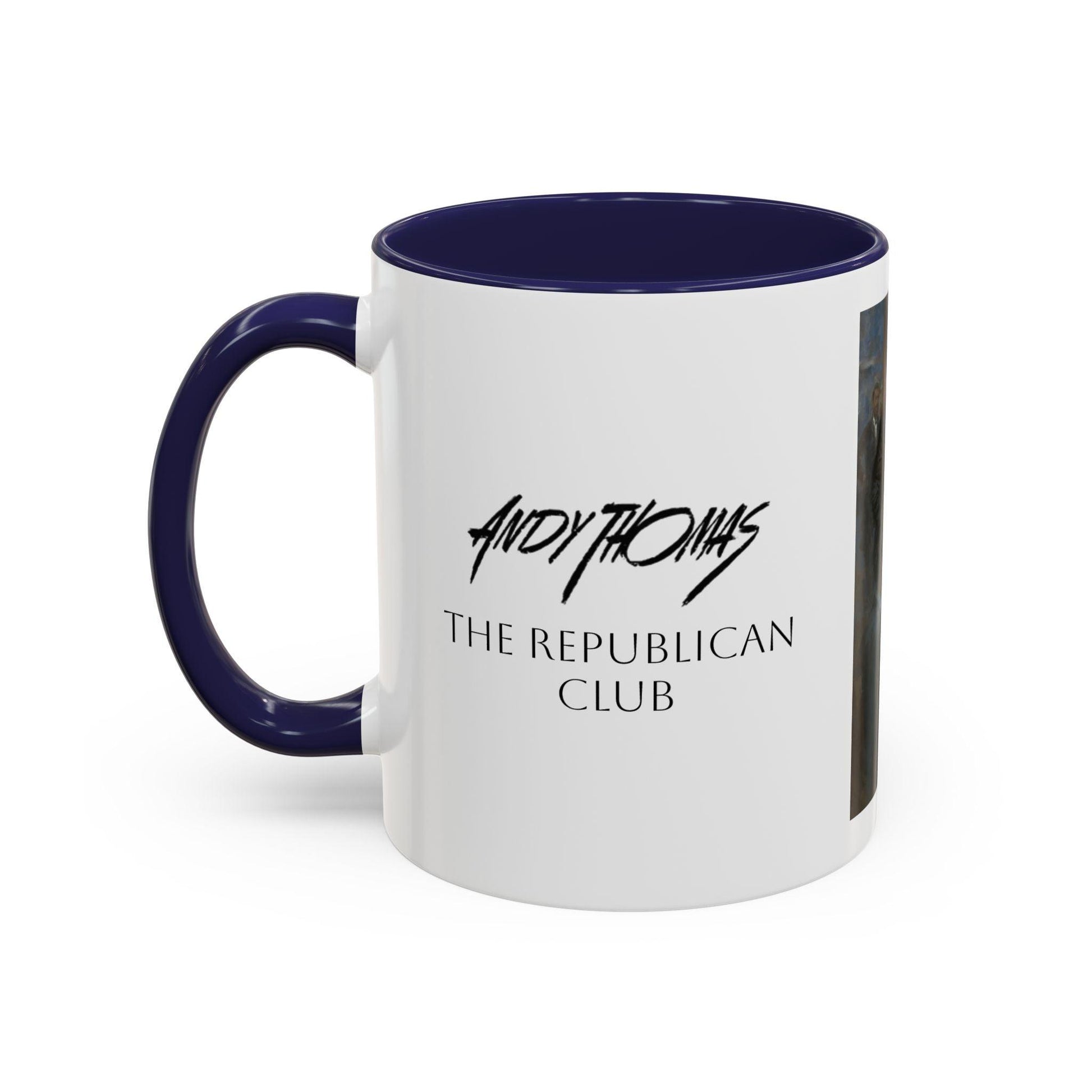 The Repub Club Coffee Mug - Elegant Accent Coffee Mug 11oz & 15oz - Presidential Gathering Design feat. Trump - Andy Thomas Designs