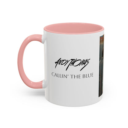 Callin' the Blue - Elegant Accent Coffee Mug 11oz & 15oz - US Presidents Playing Pool - Andy Thomas Designs