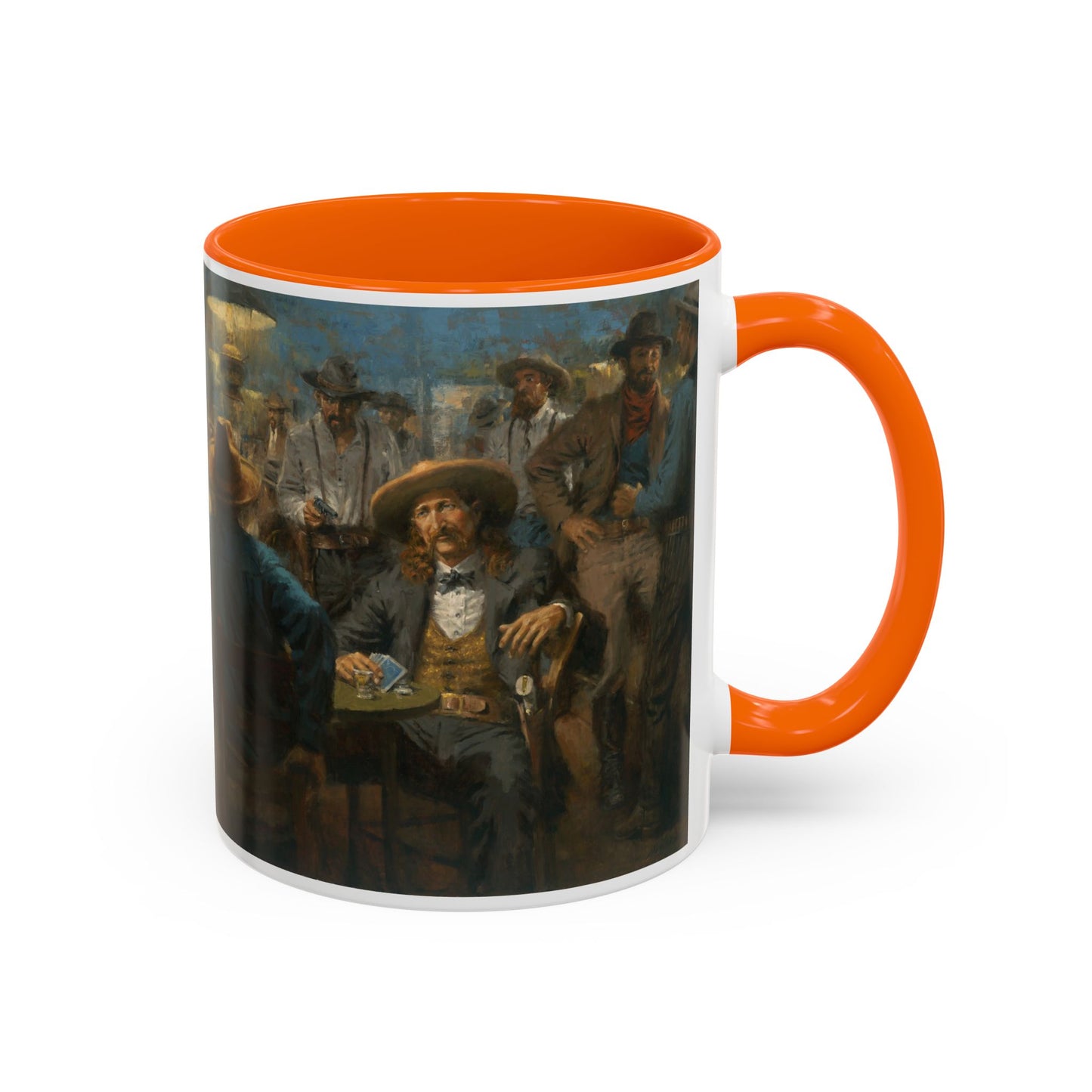 Wild Bill's Last Deal | Vintage Poker Western Art Coffee Mug - 11 & 15 oz