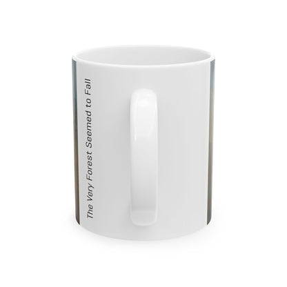 The Very Forest Seemed to Fall - Ceramic Mug with Stones River Civil War Design.