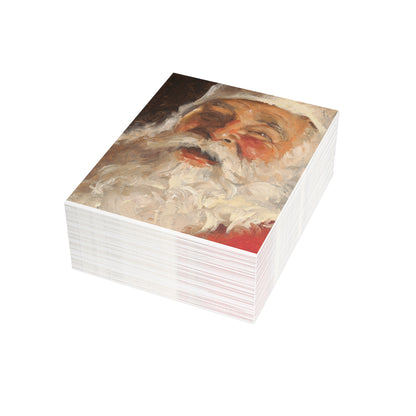 Note Cards: Santa | Elegant Christmas Themed - Envelopes Included