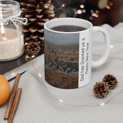 God Has Granted Us A Happy New Year - Stone's River | Ceramic Coffee Cup Mug