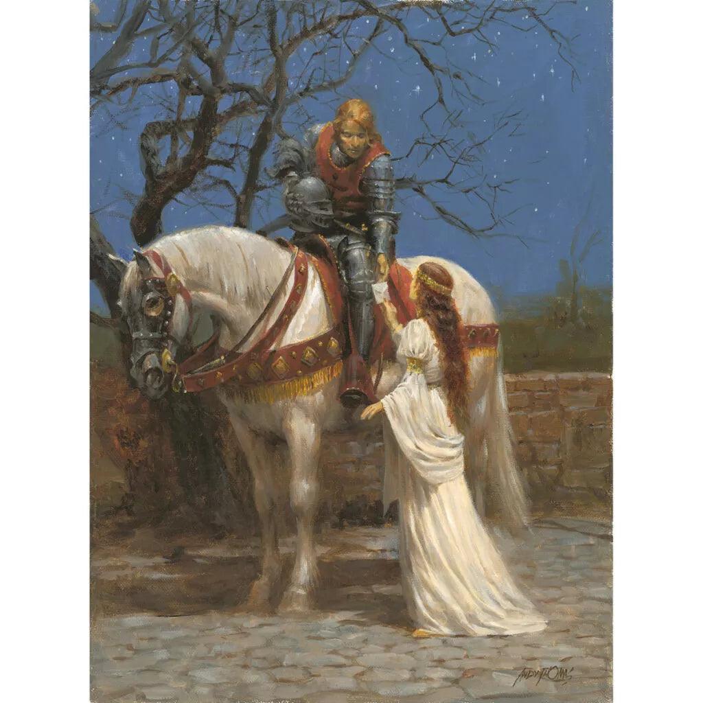 Wall Art: A Knight and his Lady | Andy Thomas Prints - Andy Thomas Designs