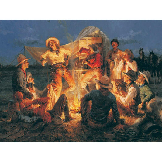 Wall Art: Cowboy Jig | | Cowboy Campfire Stories | Timeless Ed. - Andy Thomas Designs