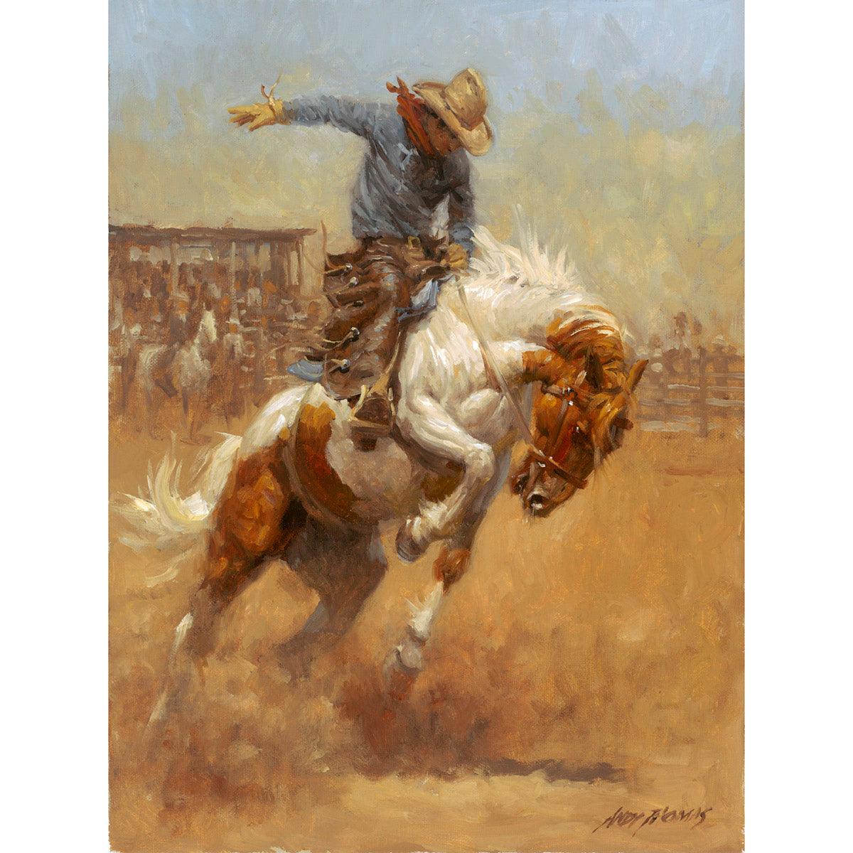 Wall Art: Dusty Bronc | | Cowboy Rodeo Art | Timeless Ed. - Andy Thomas Designs