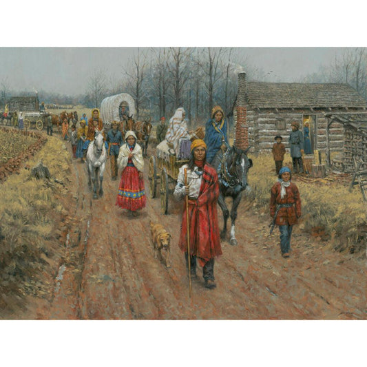 Wall Art: The Trail of Tears - Springfield, MO | Native American Art | Indigenous People | The Cherokee Tribe