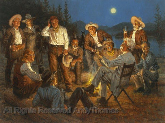 Wall Art: American Storytellers | Classic Storytellers of America | Andy Thomas Western Art Prints - Andy Thomas Designs