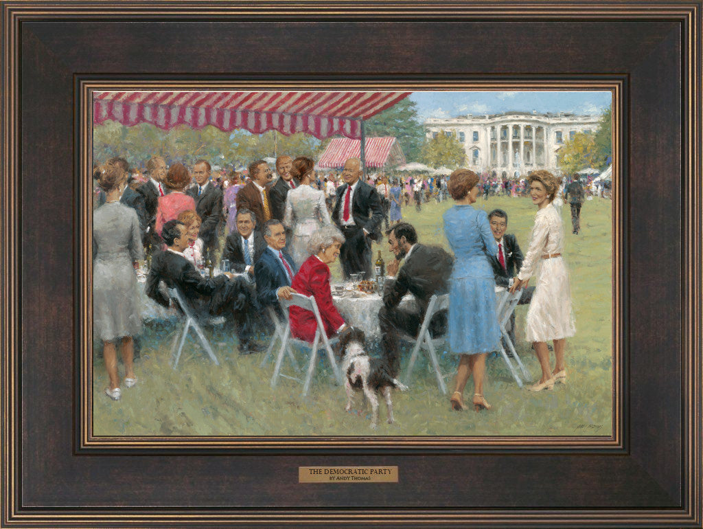 FRAMED Canvas: The Democratic Party, Andy Thomas