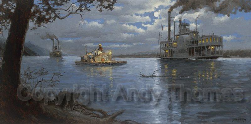 Wall Art: Huckleberry Finn | Andy Thomas' Rendition of American Classic Story By Author Mark Twain - Andy Thomas Designs