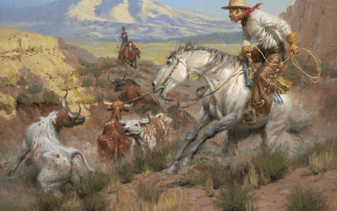 Wall Art: The Rebel Steer | Andy Thomas Western Art Prints - Andy Thomas Designs