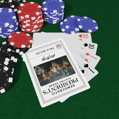 True Blues - Poker Playing Cards - Democratic President's Design - Andy Thomas Designs